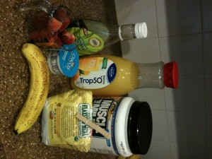 Stawberry-Banana Protein Smoothie
