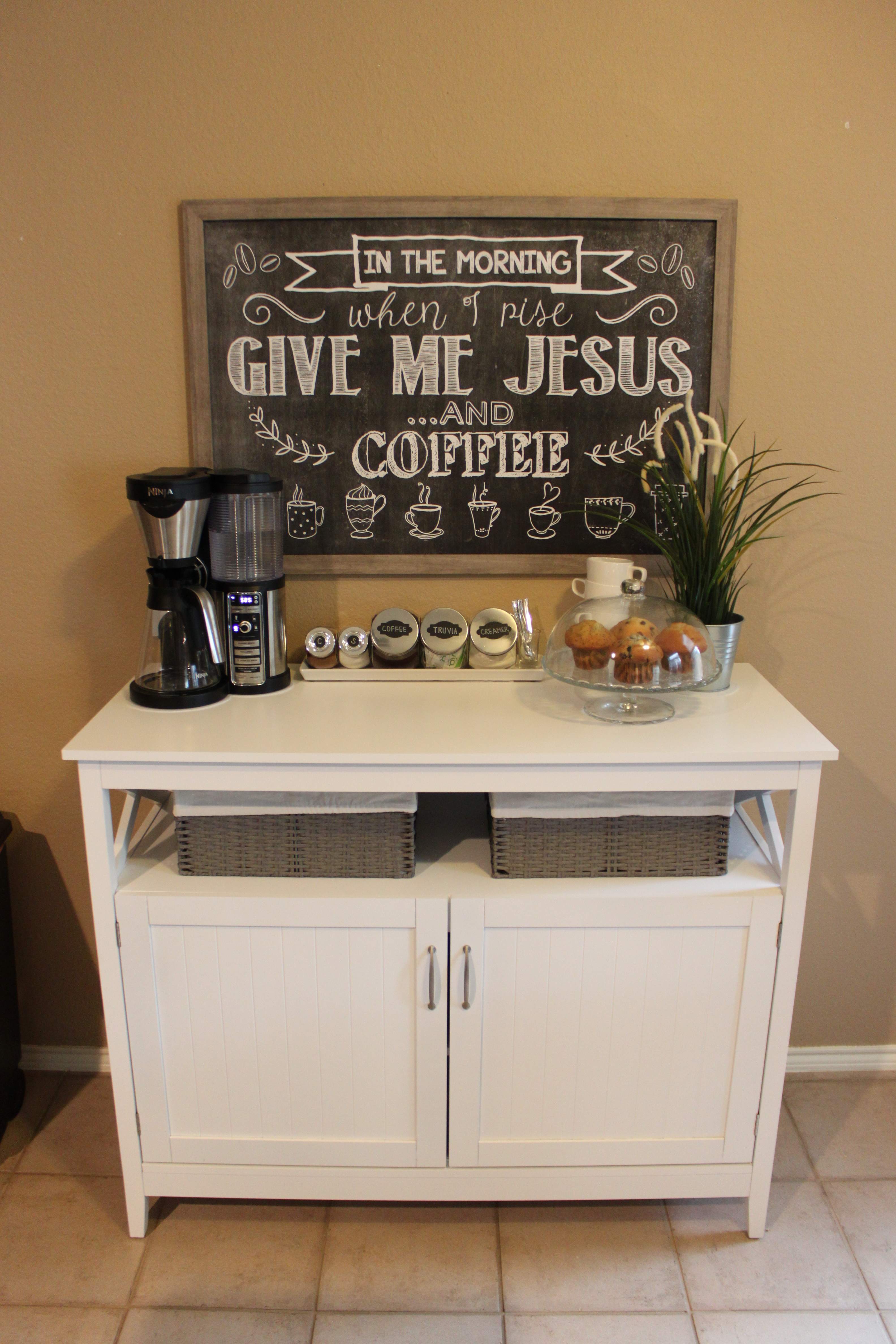 Cute & Simple Coffee Station - Joyfully Prudent