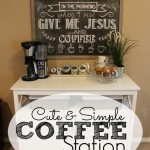 Cute & Simple Coffee Station