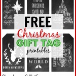 FREE Chalkboard Christmas Tags + Fun Weekend and Big News