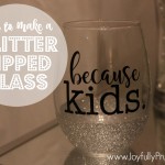 DIY: How to Make a Glitter Dipped Mug and Wine Glass