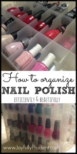 Organized Nail Polish