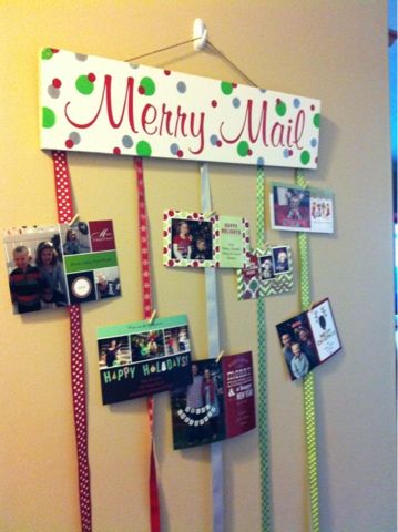 Craft Fabulous: DIY Merry Mail Greeting Card Holder: 
