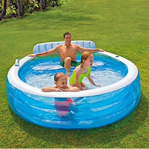 Image result for intex swim center inflatable family lounge pool 88 x 85 x 30 for ages 3+