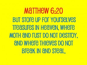 Monday’s MST: Treasures – Living Within Your Means