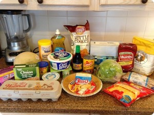 Groceries/Meal Plan March #4 (last one)