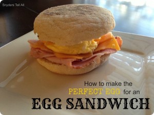 How to Make the Perfect Egg for an Egg McMuffin