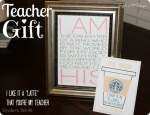 TEACHER GIFT – Back to School, Christmas, Birthday, or End of Year