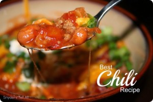 Chili and Cornbread Recipe