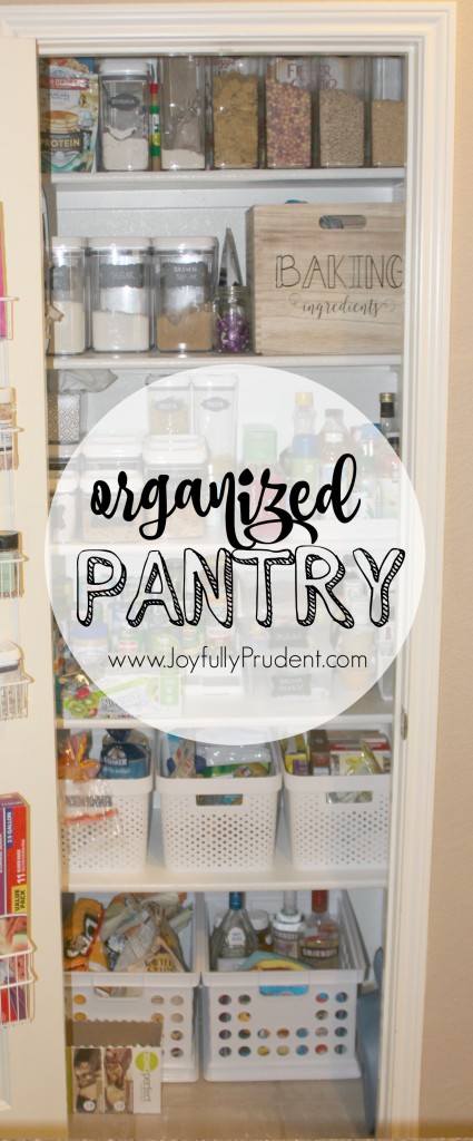 Organized Pantry: Before and After - Joyfully Prudent