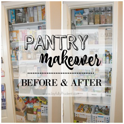 Organized Pantry: Before and After - Joyfully Prudent