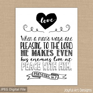 Peace + Free Printable