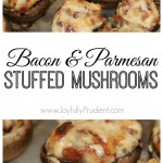 Bacon and Parmesan Stuffed Mushrooms