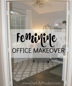 Feminine Office Makeover Tour