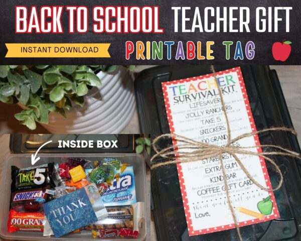 Organized Tips for Back to School + Teacher Gift Idea - Joyfully Prudent