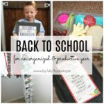 Organized Tips for Back to School + Teacher Gift Idea