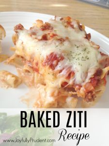 Baked Ziti Recipe – Easy, Cheesy, & Yummy