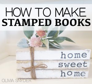 How To Make Stamped Books